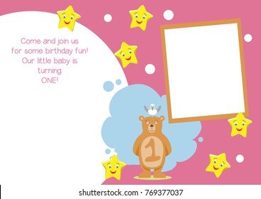 Baby Birthday Invitation