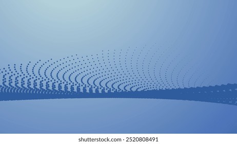 Baby blue abstract background with halftone for backdrop or presentation