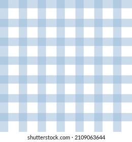 Nacido azul Gingham plaid patrón sin fisuras. Diseño de superficie de comprobación de búfalo. Fondo abstracto geométrico.