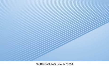 Baby blue gradient with curve line abstract background for backdrop