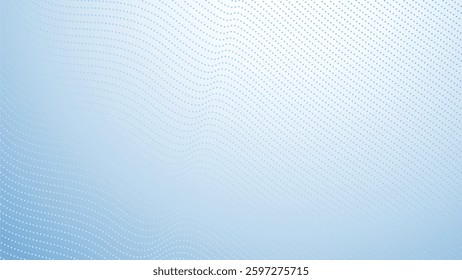 Baby blue gradient with halftone abstract background for backdrop or presentation