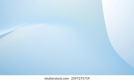 Baby blue gradient with halftone abstract background for backdrop or presentation