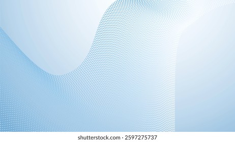 Baby blue gradient with halftone abstract background for backdrop or presentation