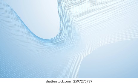 Baby blue gradient with halftone abstract background for backdrop or presentation
