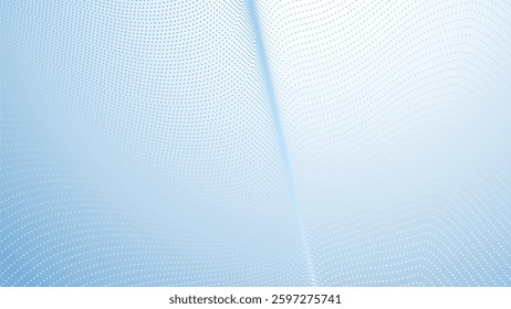 Baby blue gradient with halftone abstract background for backdrop or presentation