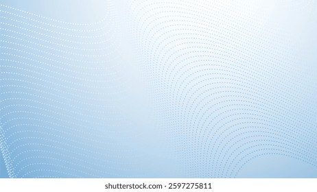 Baby blue gradient with halftone abstract background for backdrop or presentation