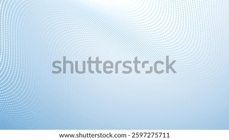 Baby blue gradient with halftone abstract background for backdrop or presentation