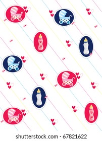 baby blue and pink background