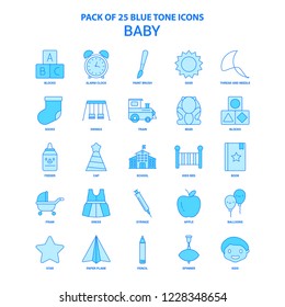 Baby Blue Tone Icon Pack - 25 Icon Sets