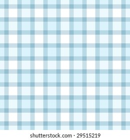 Baby Blue And White Seamless Plaid Background Pattern