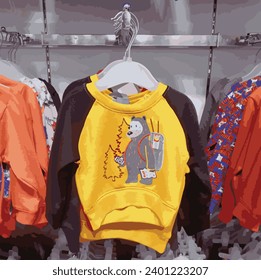 Baby body suits fashion style | Newborn baby boy set clothes as bodysuit, booties, baby bodysuit hanging with little socks on a stonewall background. baby shirt cute boys sits dressing apparel fabric