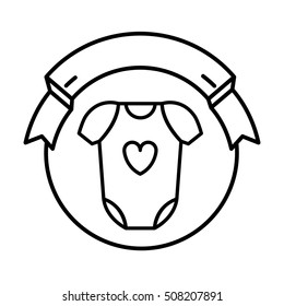 baby bodysuit seal stamp