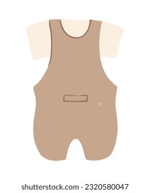 baby bodyuit fashion icon isolated