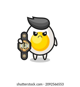 baby boiled egg cartoon character with milk bottle , cute style design for t shirt, sticker, logo element