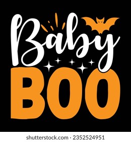 Baby Boo,  New Halloween SVG Design Vector File.