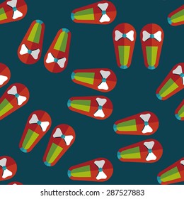 baby booties flat icon seamless pattern background