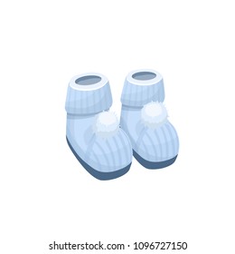 baby booties, vector