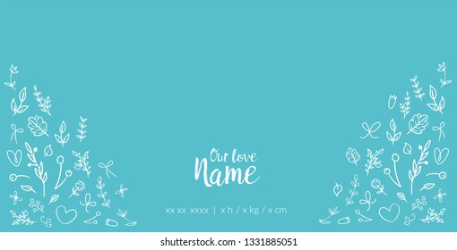 Baby Born Card With Illustration