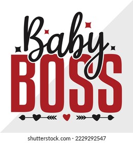 Baby Boss SVG Printable Vector Illustration svg