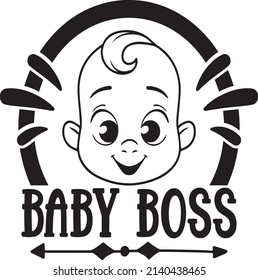 Baby Boss , Baby SVG Tshirt Design svg