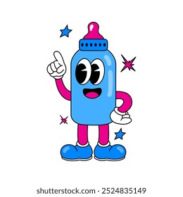 Baby bottle design vector for t shirt 