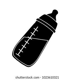 Baby bottle flat icon