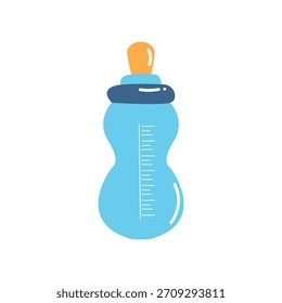 Ilustración vectorial plana, para productos para bebés, temas de crianza, materiales de cuidado infantil, empaques, íconos y contenido educativo.