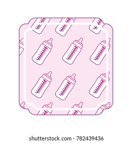 Baby bottle frame