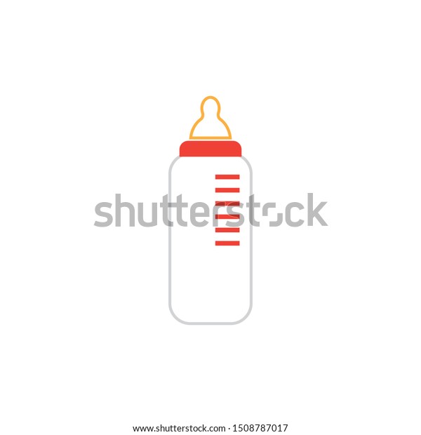 Baby Bottle Graphic Design Template Vector: เวกเตอร์สต็อก (ปลอดค่า ...