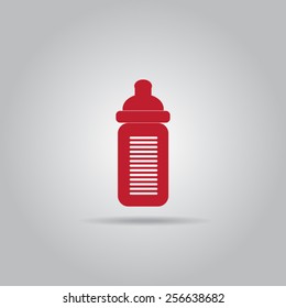 Baby bottle icon.