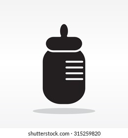 Baby bottle icon