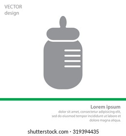 Baby bottle icon