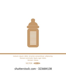 Baby bottle icon