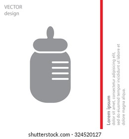 Baby bottle icon