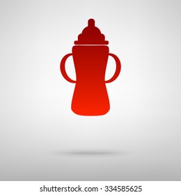 Baby bottle icon