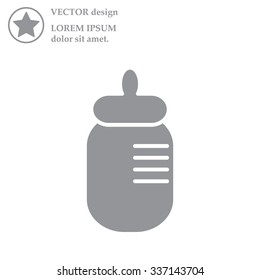 Baby bottle icon
