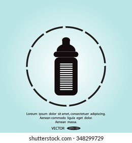 Baby bottle icon