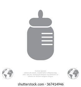 Baby bottle icon