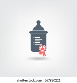 Baby bottle icon