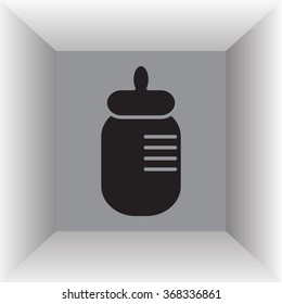 Baby bottle icon