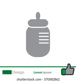 Baby bottle icon