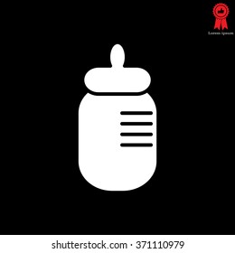 Baby bottle icon