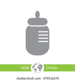 Baby bottle icon