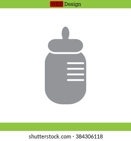 Baby bottle icon