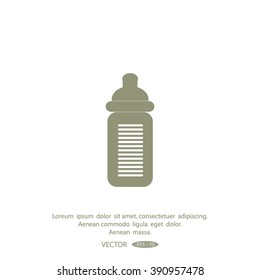 Baby bottle icon