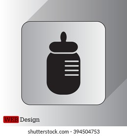 Baby bottle icon