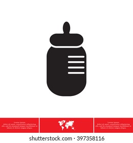 Baby bottle icon