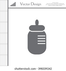 Baby bottle icon