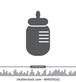Baby bottle icon