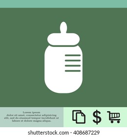 Baby bottle icon